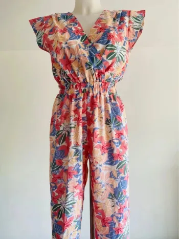 Jolie combinaison longue femme été fluide S/M