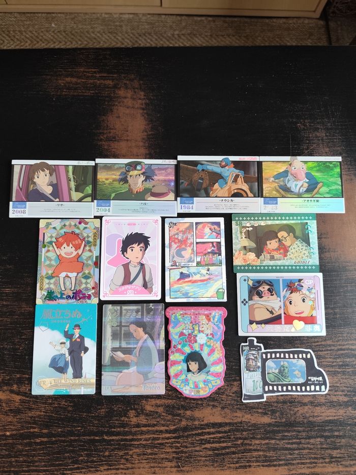 Lot de 27 cartes studio ghibli - photo numéro 2
