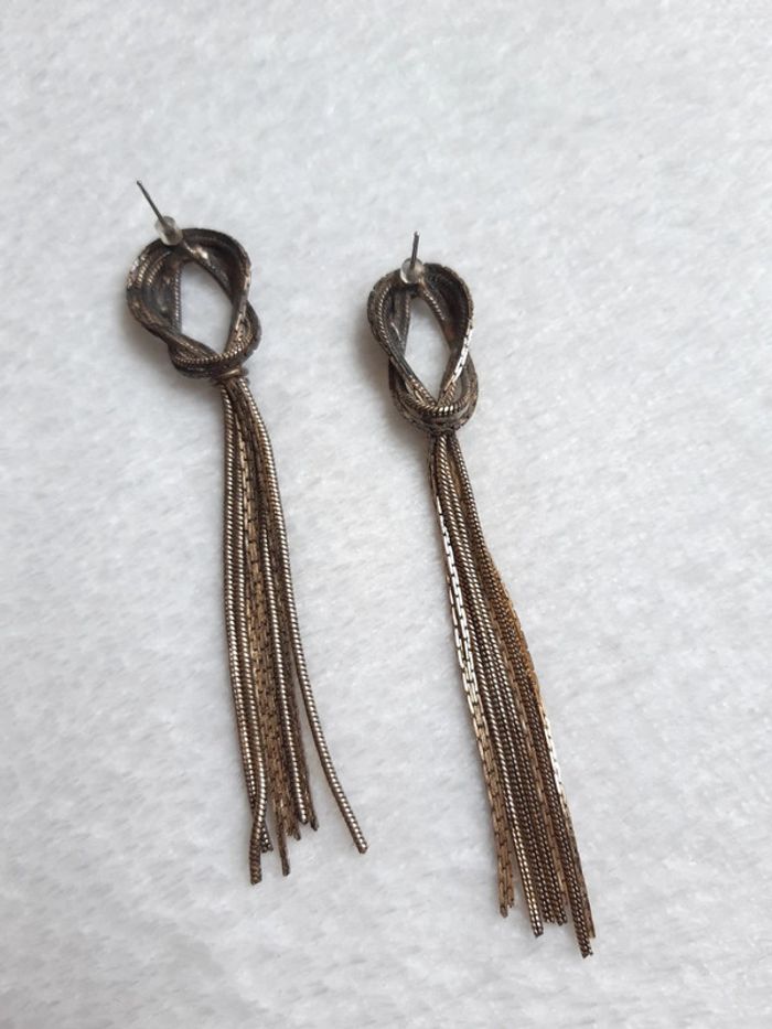 Boucle d'oreille longue - photo numéro 3