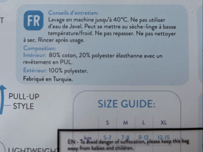 Slip de bain - Couche lavable - photo numéro 3