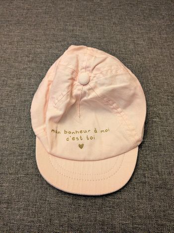 Casquette fille - Kiabi - Taille 45 cm - Neuve jamais porté