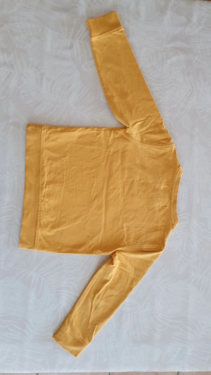 Sweat jaune moutarde Camps United - photo numéro 2
