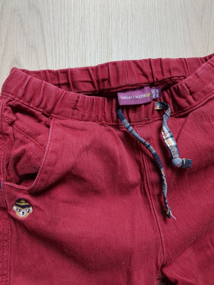 Pantalon rouge Sergent Major 24 mois - photo numéro 3