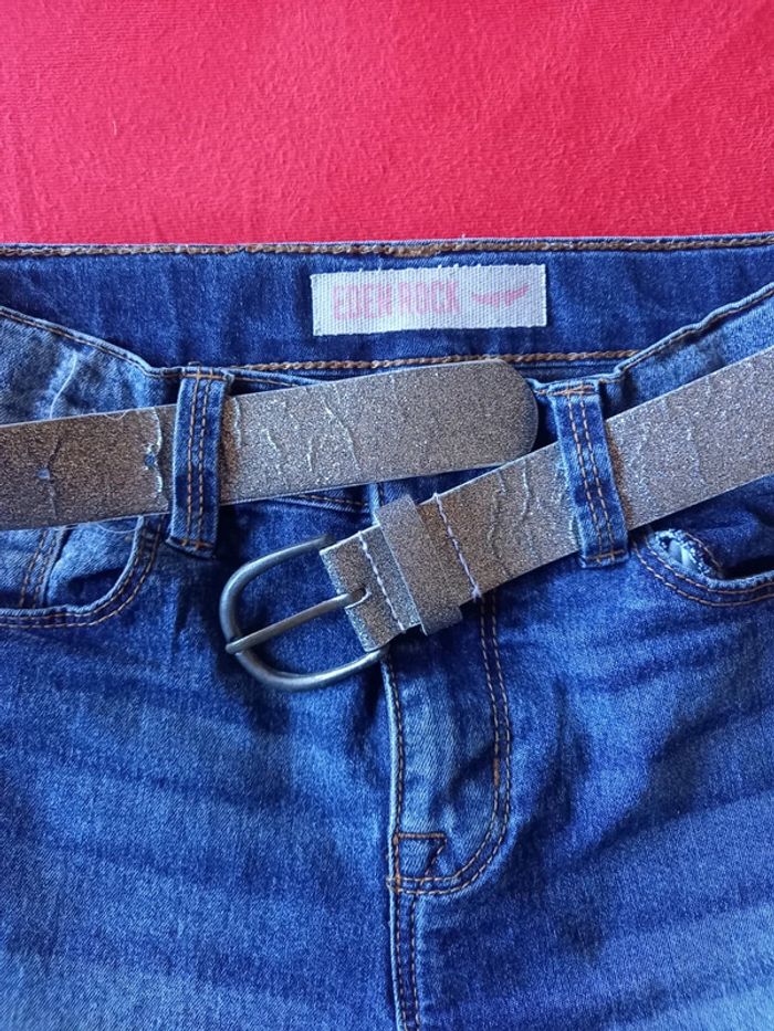 Short jeans fille 10 ans - photo numéro 2