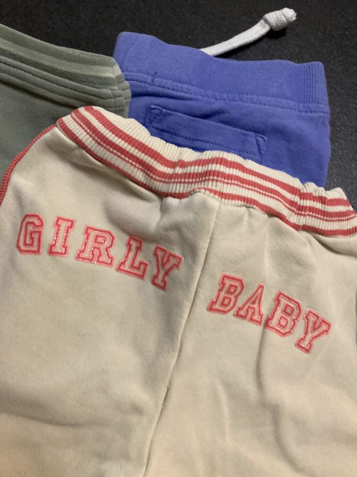 Lot ensemble jogging pantalon sport vêtement enfant fille bébé taille 3 ans - photo numéro 3