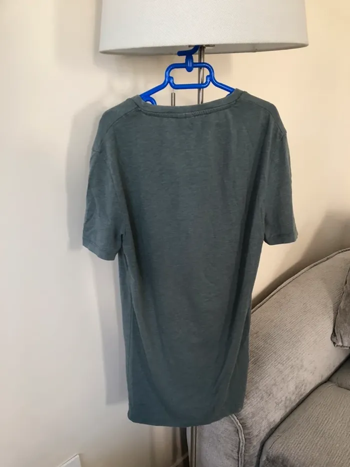 T-shirt homme gris/bleu - photo numéro 2