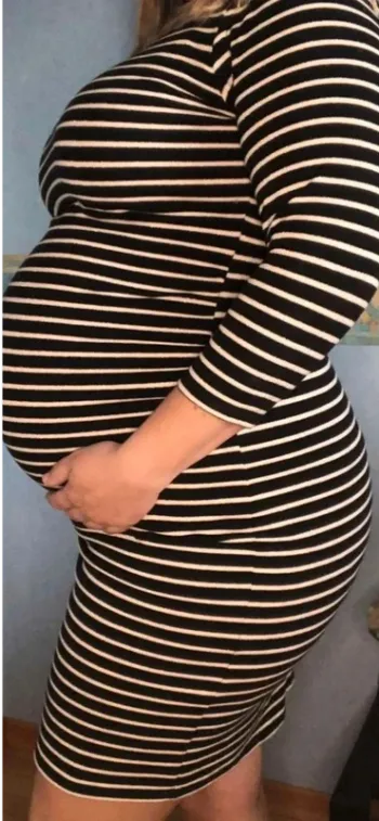 Robe  de  grossesse  de  créateur  pièce unique  (44)  neuve