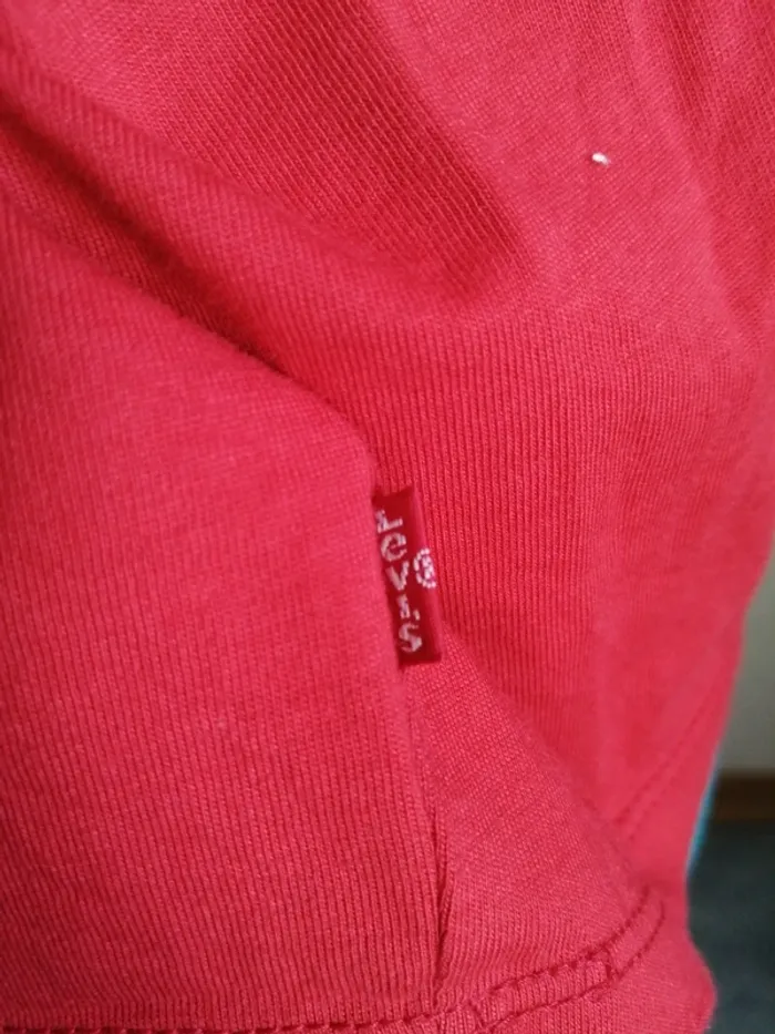 Tee-shirt tricolore bleu blanc rouge avec inscription Levi's / Levi's / (S) - photo numéro 4