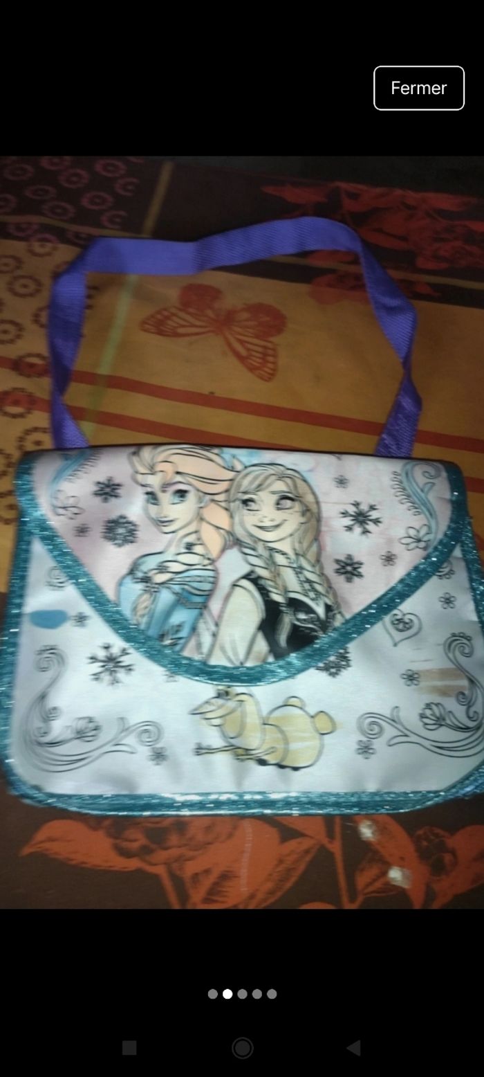 Petit sac reine des neiges j49 - photo numéro 4