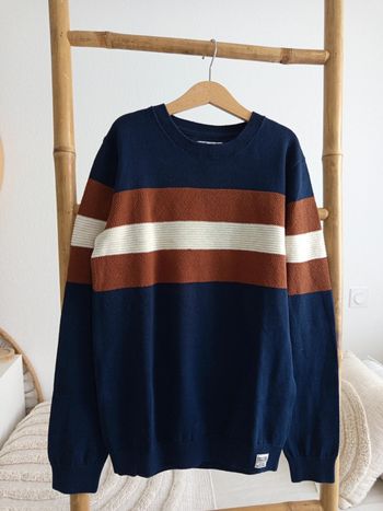 Pull bleu marine Gémo 14 ans