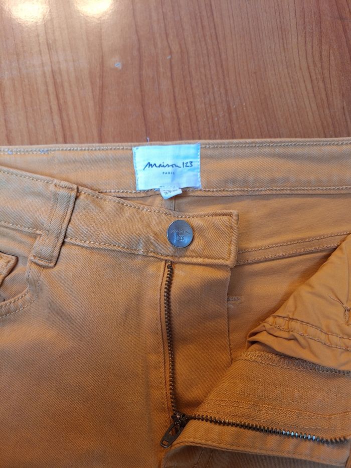 Pantalon jaune moutarde - photo numéro 3