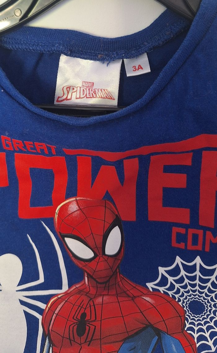 Tee-shirt spiderman 3 ans - photo numéro 3
