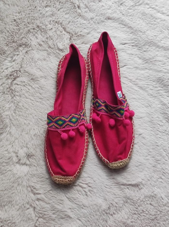 Espadrilles rose T41 - photo numéro 2