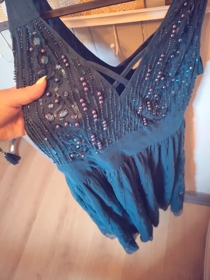 Robe Nafnaf perlée strass tulle - photo numéro 6