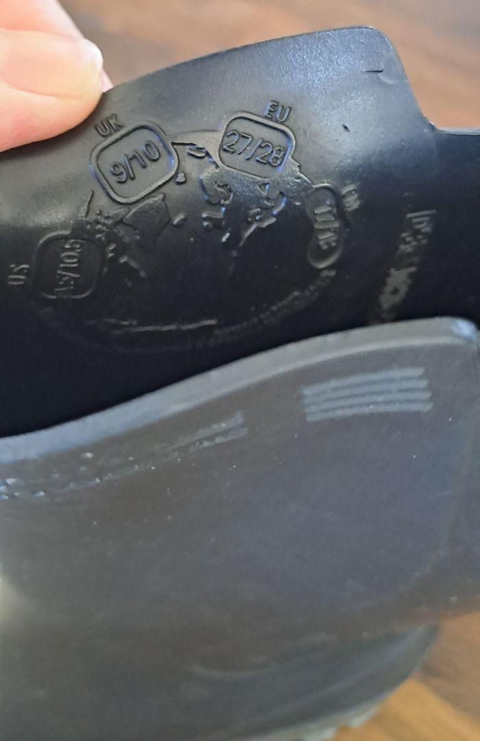 Bottes en caoutchouc noires enfants taille 27-28 Solognac - photo numéro 7