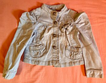 Veste fille girly jean chic