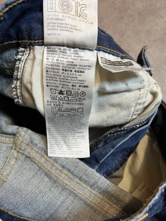 Jean levi’s mile high super skinny w25 l32 bleu - photo numéro 7