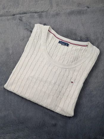 Sweat Tommy Hilfiger beige, M Femmes