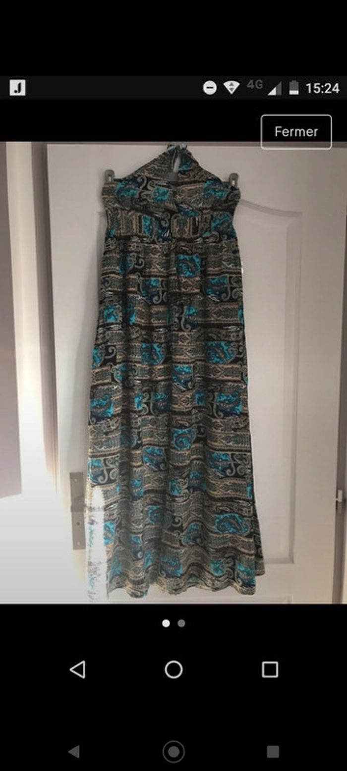 Robe longue dos nu neuve