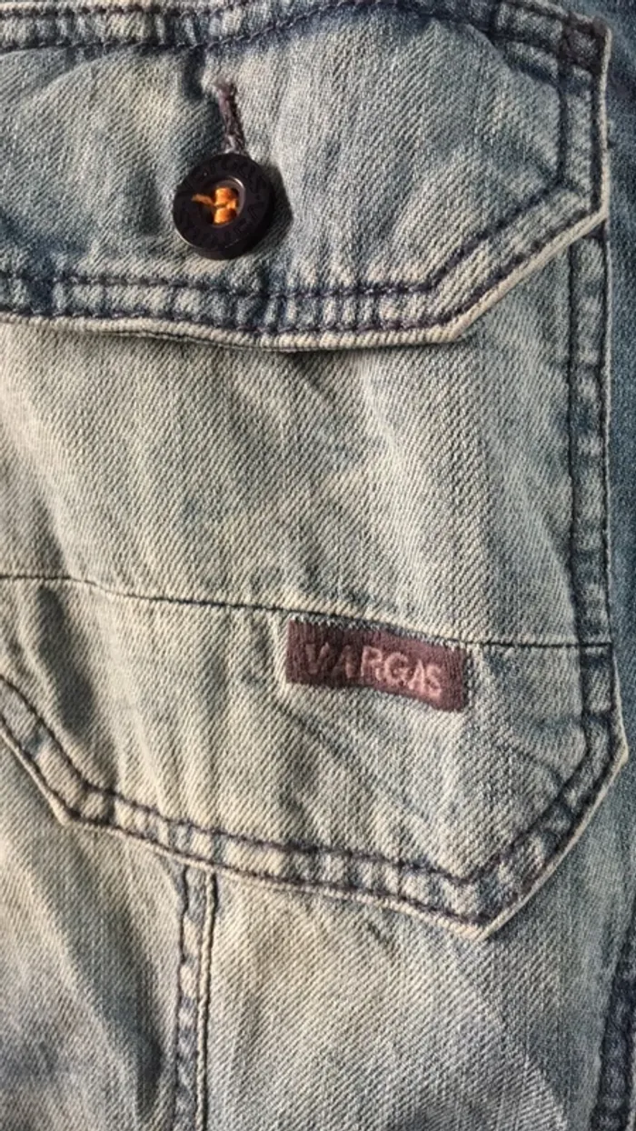Chemise jeans homme Vargas - photo numéro 2