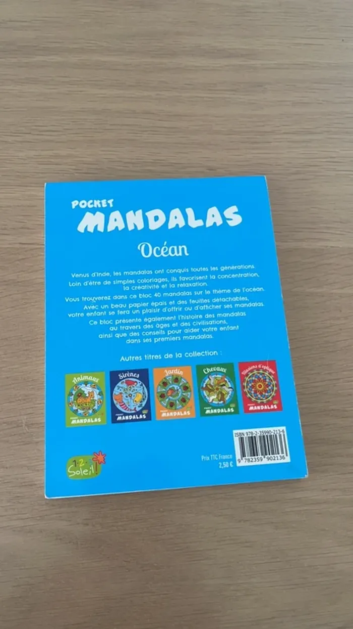 Coloriage mandala, océan - photo numéro 7
