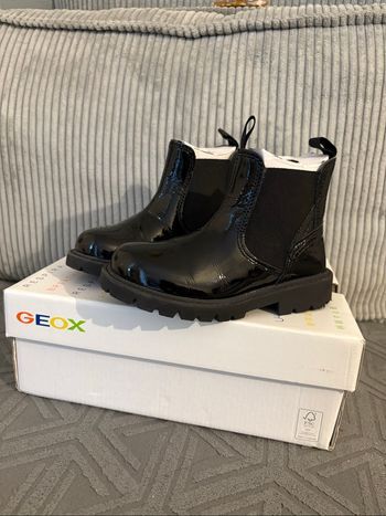 Boots geox vernis noir fille