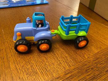 Tracteur avec remorque