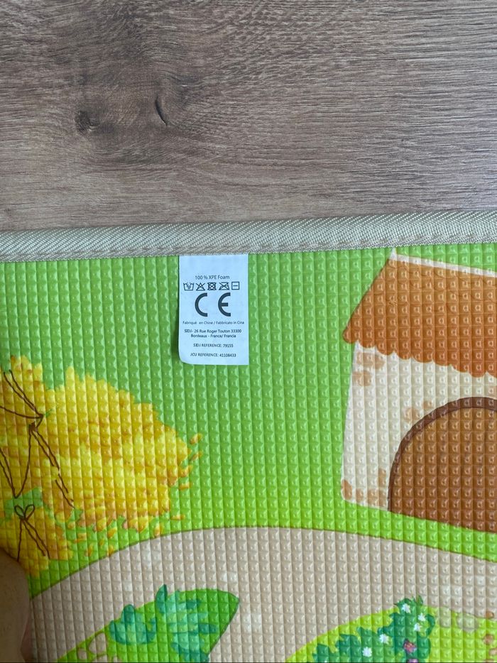 Tapis de jeu réversible bébé enfant - photo numéro 5