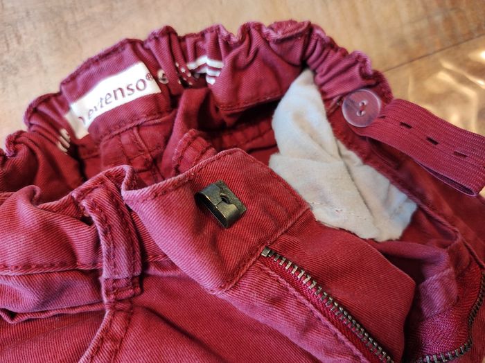 Pantalon rouge bordeaux - photo numéro 3