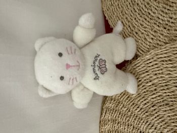 Doudou Chat blanc Luminou