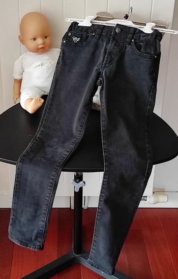 👧 Jean skinny fille 8 ans – Noir – Très bon état