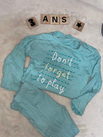 Pyjama fin 2 pièces 36 mois