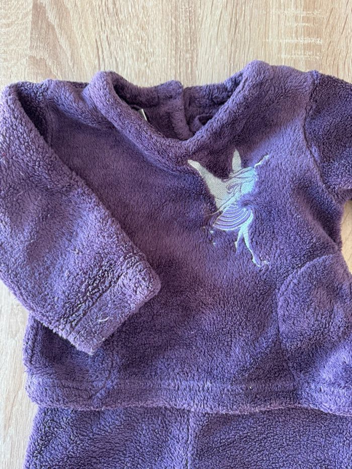 Pyjama 2 pièces violet 2 ans BE - photo numéro 3