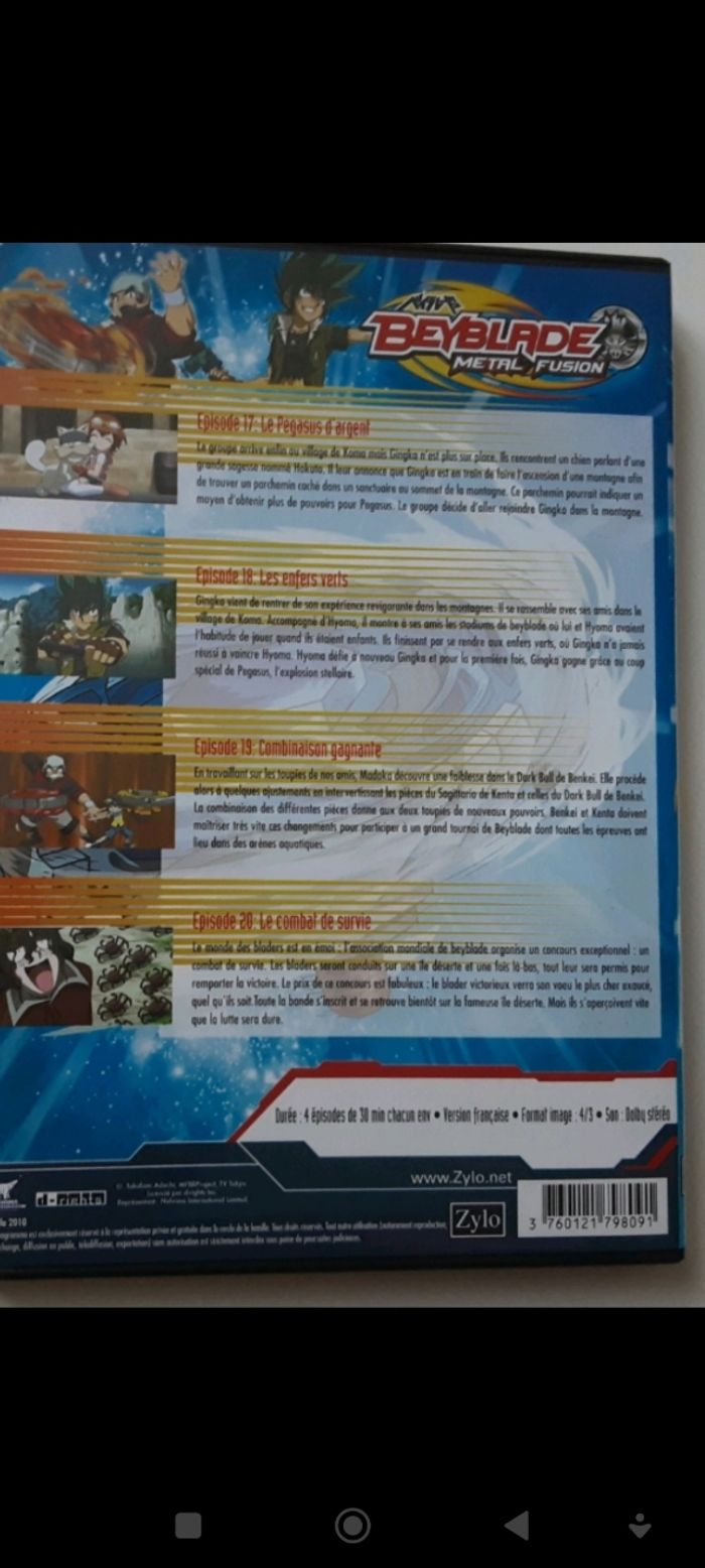 Lot DVD Beyblade - photo numéro 4
