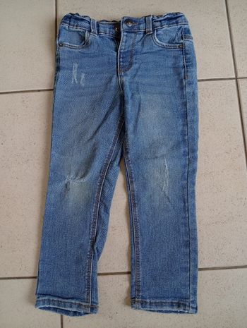 Pantalon jeans slim  fille 3 ans 90/97 cm Kiabi