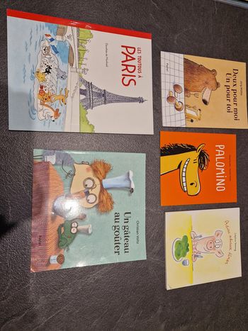 Lot 5 livres ecole des loisirs