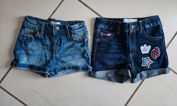 Lot de 2 short jean 5 ans