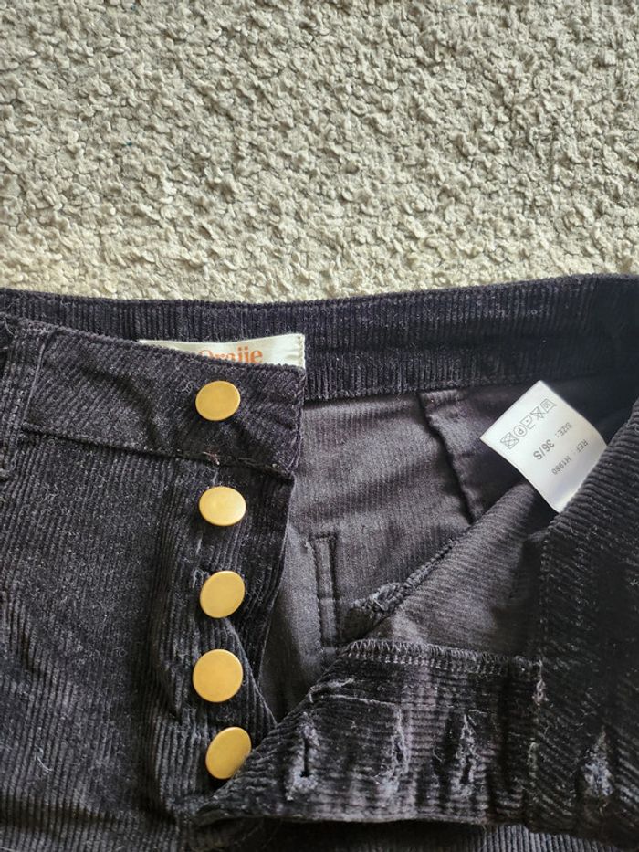 Pantalon large en velours oraije taille 36 - photo numéro 4