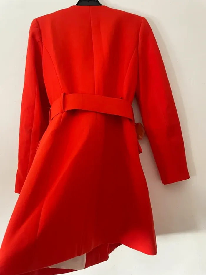 Zara robe veste blazer tailleur ceinturée taille XS - photo numéro 8