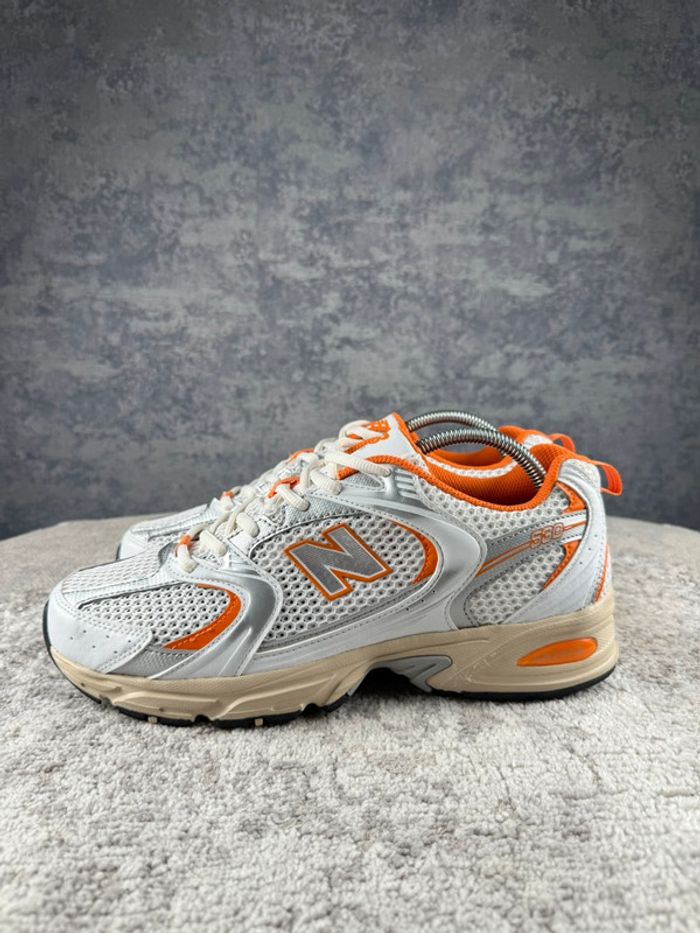 New Balance 530 Running Abzorb - White & Cream & Orange - photo numéro 5