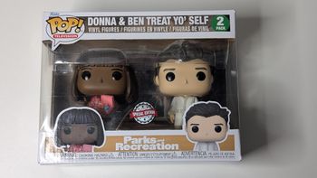 [Funko pop] Figurine Park and Recreation Donna&Ben Treat yo' self 2 pack