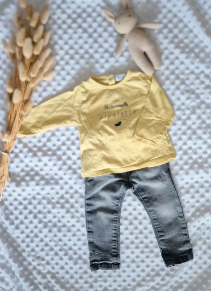 Ensemble fille 12 mois