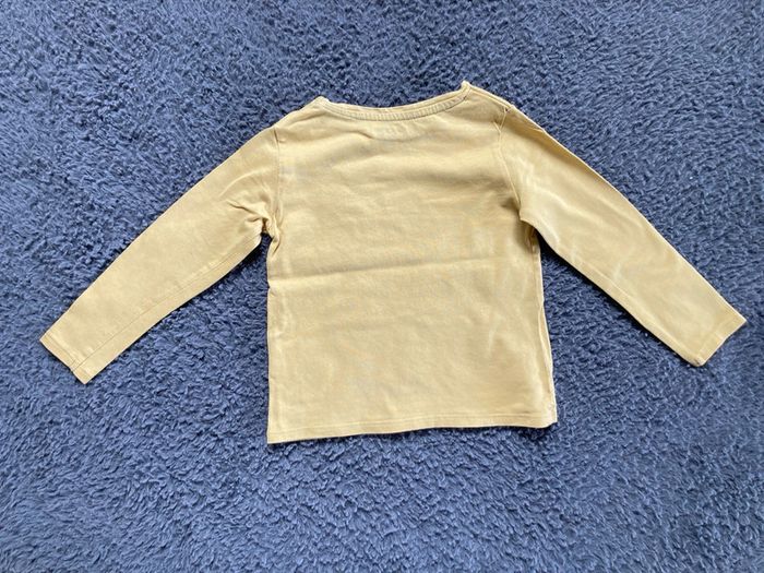 Teeshirt ML jaune moutarde 2 ans - photo numéro 2