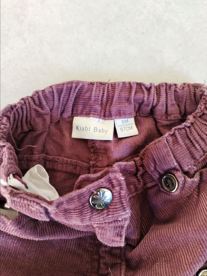 Pantalon Kiabi Baby, taille 6 mois - photo numéro 3