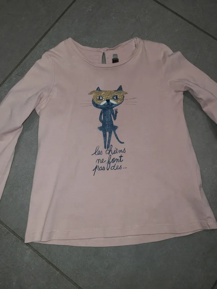 Lot 2 t shirt 6 ans catimini et garcia - photo numéro 3