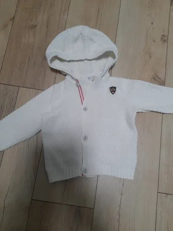 Gilet blanc 24 mois