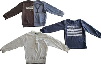 Lot de 3 sweats garçon 5 ans ABE