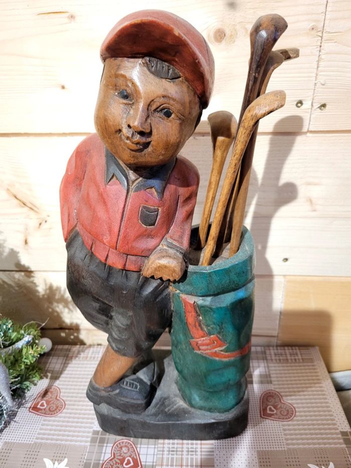 Figurine golf bois - photo numéro 2