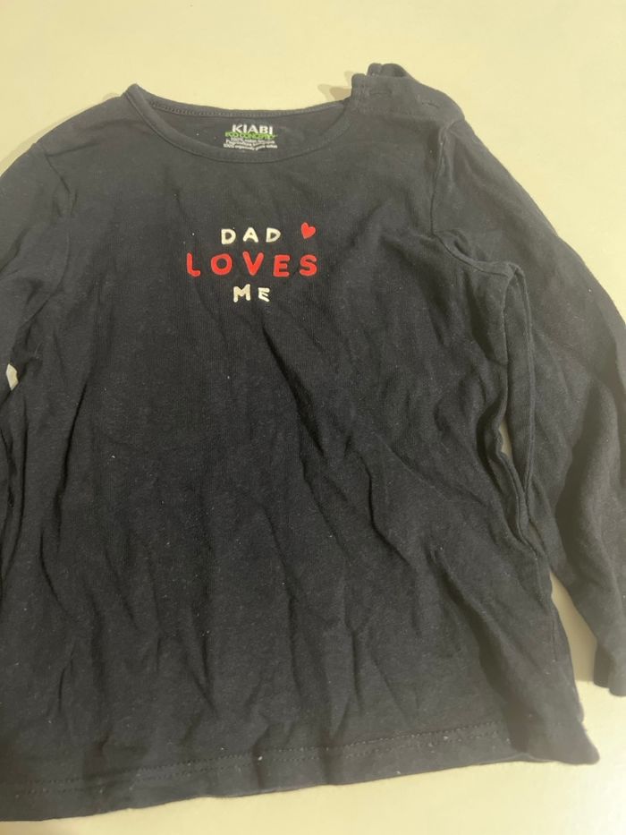T-shirt manche longue kiabi 24 mois