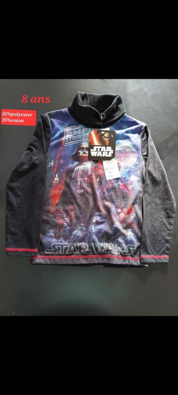 Sous pull Star Wars garçon 8ans